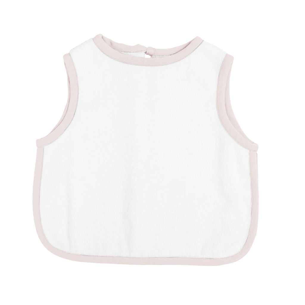 Apron Bib | Blossom Pink Linen