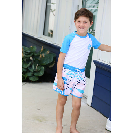 Sunny Digs Swim Trunks - HoneyBug 