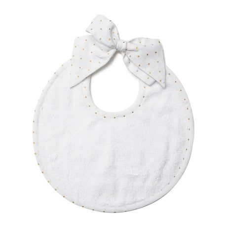 Newborn bib | gold spot - HoneyBug 