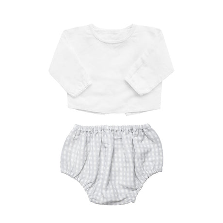 Bloomer | grey gingham - HoneyBug 