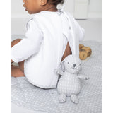 Louelle. bunny | grey gingham - HoneyBug 