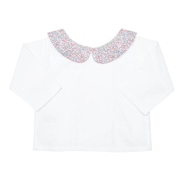 Double button blouse  | Liberty 'Eloise' Pink - HoneyBug 