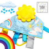 Sunshine 10x10 Rainbow Baby Lovey - HoneyBug 