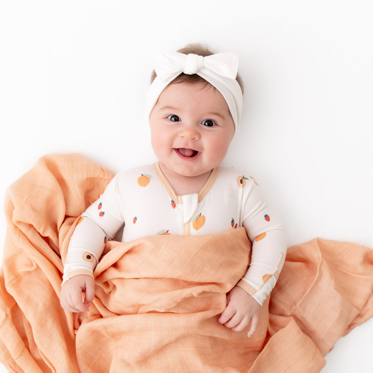 Peach Swaddle Set