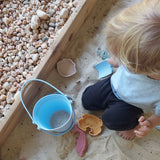 Silicone Sand bucket with toys and shovel