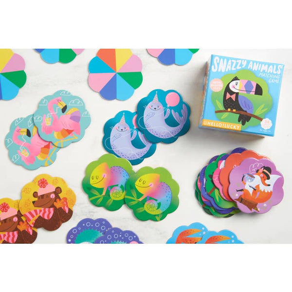 Hello!Lucky Snazzy Animals Memory Match - HoneyBug 