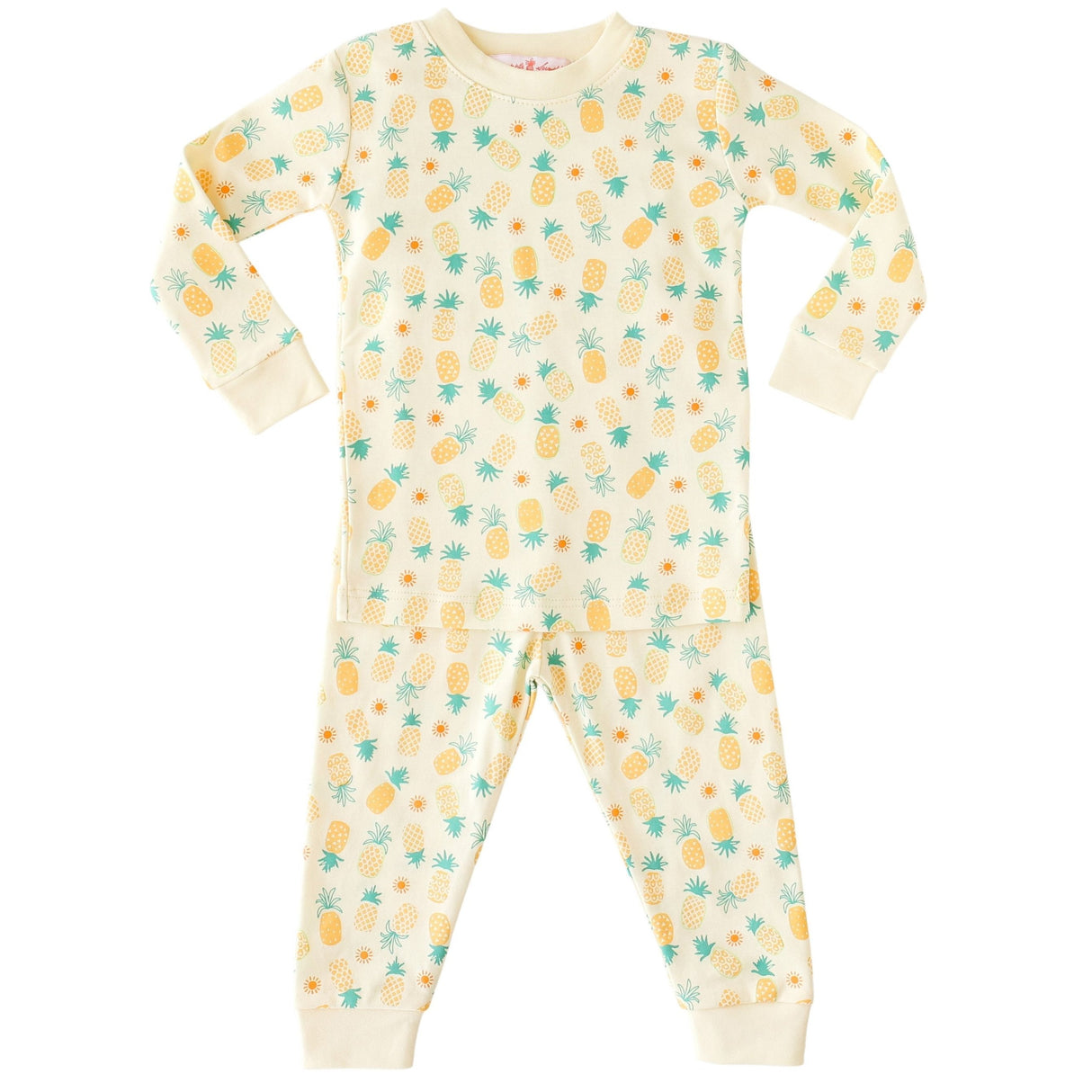 Pineapple Print 2-Piece Pajama