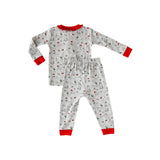 Holiday Dalmatian 2-Piece Pajama with Ruffle