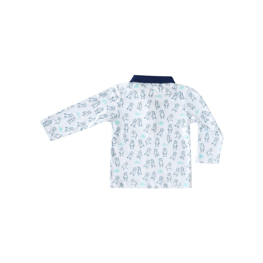 Puffin Print Polo Shirt