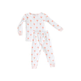 White Heart Balloon Pajama Set