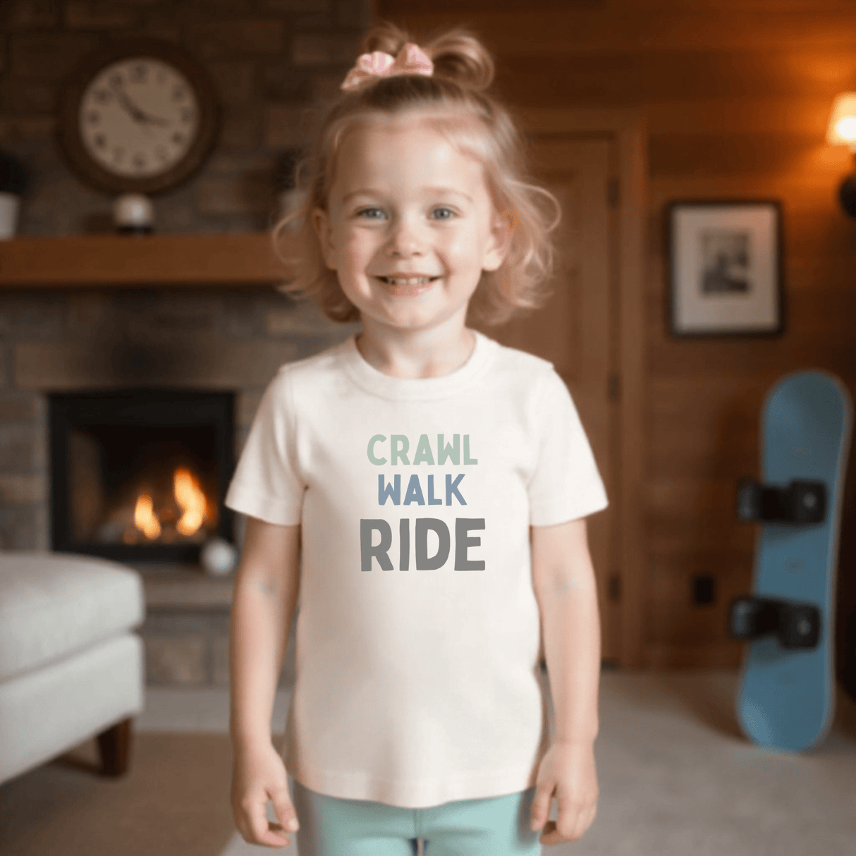 graphic tee | crawl walk ride - HoneyBug 