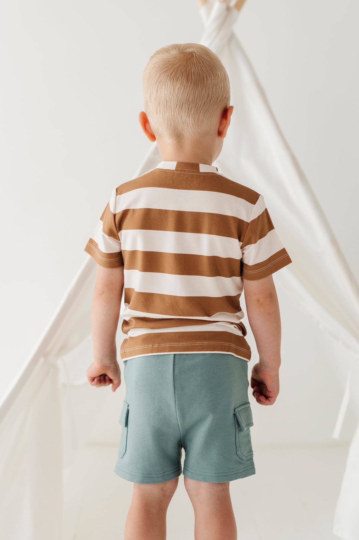 Boy's Cargo Shorts - HoneyBug 