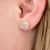 Cake Enamel Earrings - HoneyBug 