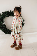 Long Sleeve Henley Dress - HoneyBug 