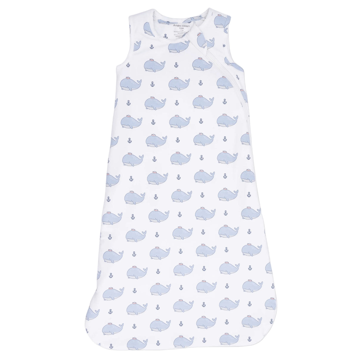 Bubbly Sailor Whale Blue - Sleep Bag