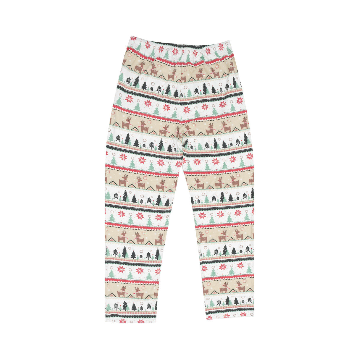 Adult L/S Loungewear Set W/ Pockets - Reindeer Fair Isle