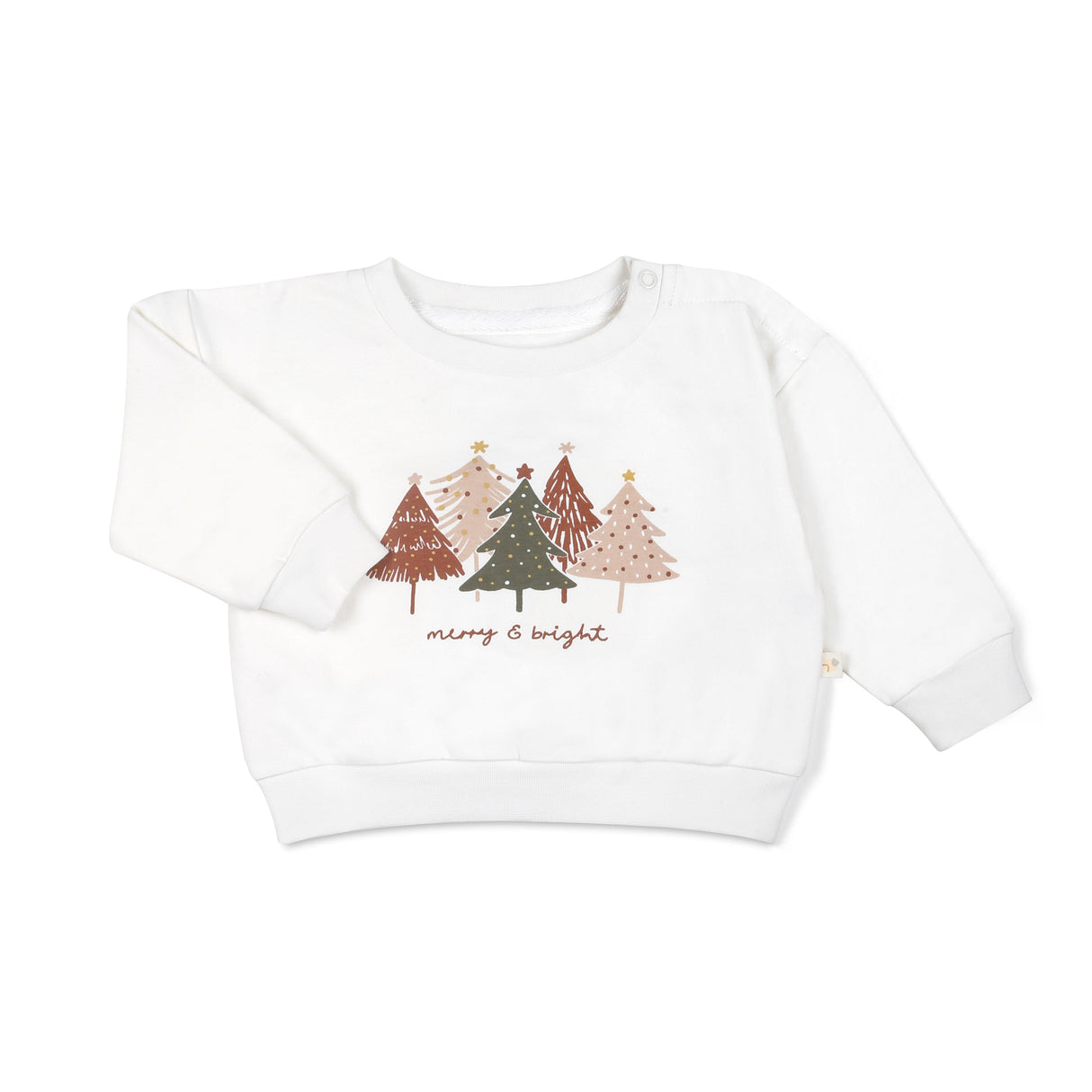 Organic Fleece Sweatshirt - Merry & Bright