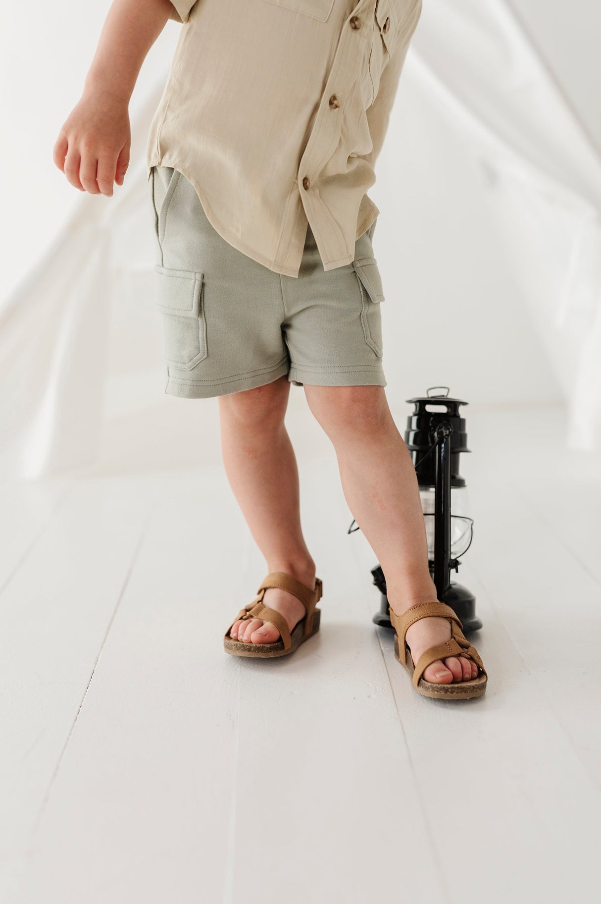 Boy's Cargo Shorts - HoneyBug 