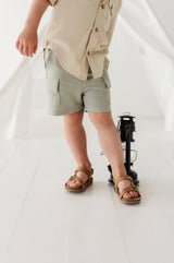 Boy's Cargo Shorts - HoneyBug 