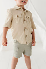 Boy's Cargo Shorts - HoneyBug 