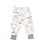Camping Blue - Short Sleeve Loungewear Set