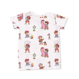 Vintage Cowgirls - Short Sleeve Loungewear Set