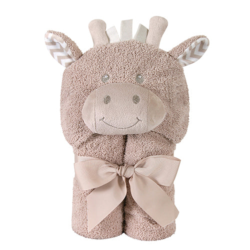 Hooded Towel - Giraffe - HoneyBug 