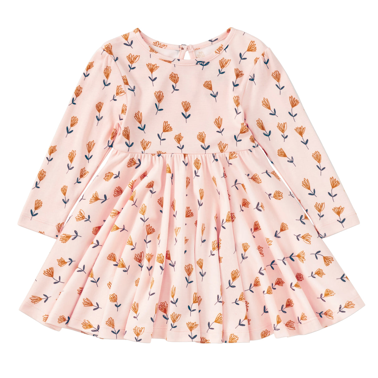 Bamboo Blend L/S Twirly Tee Dress - Wild at Heart