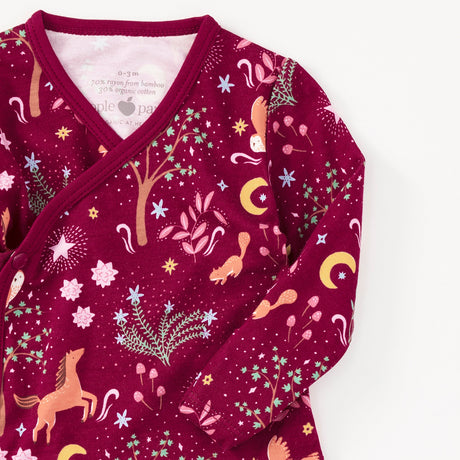 Layette Kimono Jacket - Woodland Dreams