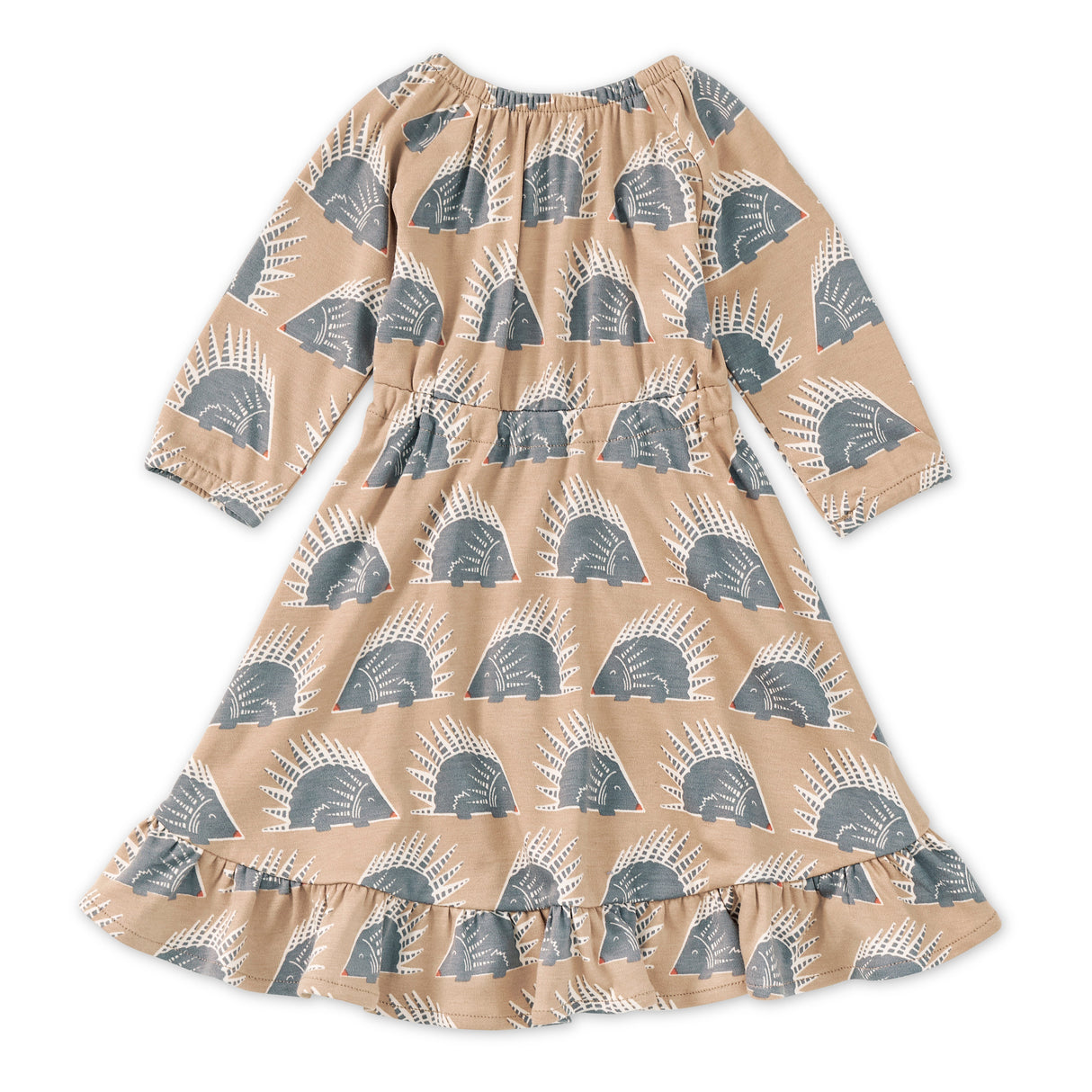 Bamboo Blend L/S Ruffle Dress - Chill Quill