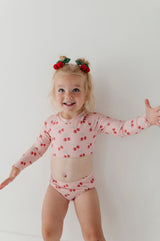 Girl's Crop Two-Piece Swimsuit