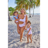 Seashell Sunset Two Piece Swimsuit - HoneyBug 