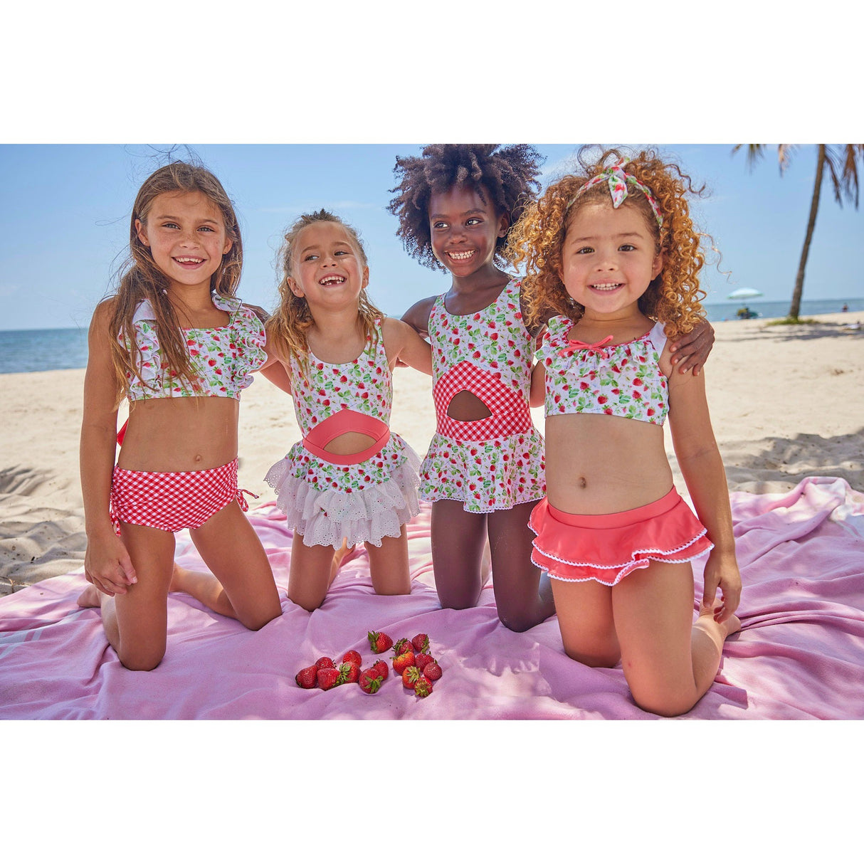 Strawberry Hill Two Piece Swimsuit - HoneyBug 