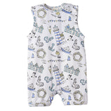 Seashore Shortall Romper – Bamboo Baby Neutral One Piece