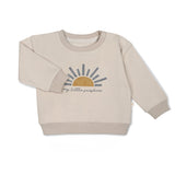 Organic Fleece Sweatshirt - My Little Sunshine