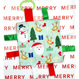 Christmas Crinkle Tag Square - HoneyBug 