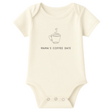 Mama's Coffee Date - Organic Cotton Bodysuit - HoneyBug 