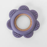 Garden Party Teether Collection - Silicone & Beechwood Flower