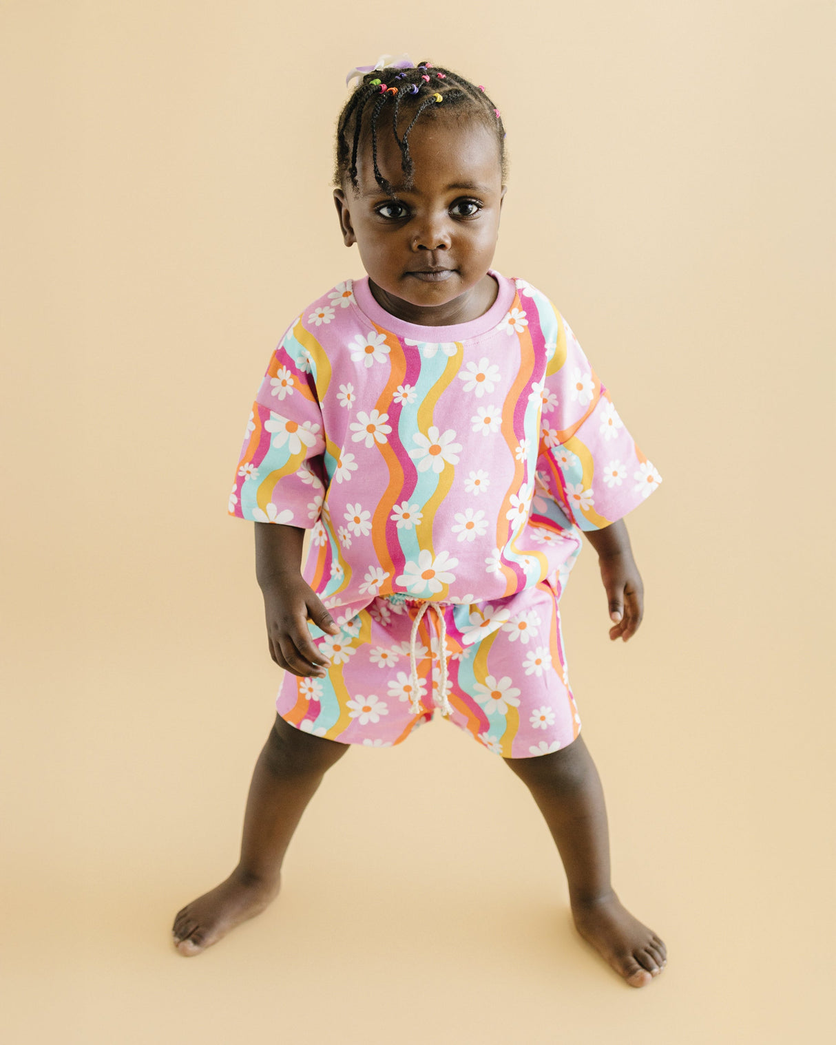 Shorts Set | Groovy Daisy - HoneyBug 