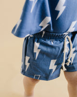 Shorts Set | Blue Bolts - HoneyBug 