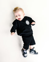 Biker Shorts Set | Black - HoneyBug 