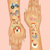 Farm Life Tats - 30 Foil Temporary Tattoos