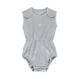 Cotton - Embroidered Heart and Star Collection-Romper - HoneyBug 