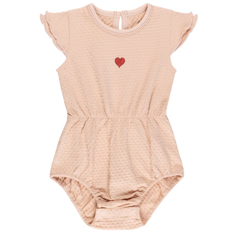 Cotton - Embroidered Heart and Star Collection-Romper - HoneyBug 