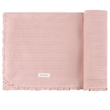 Pointelle Collection - Blanket - HoneyBug 