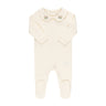 Jersey Cotton -Embroidered Collar Collection- Footies - HoneyBug 