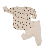 Organic Long Sleeve Tee & Pant Set - Orchard