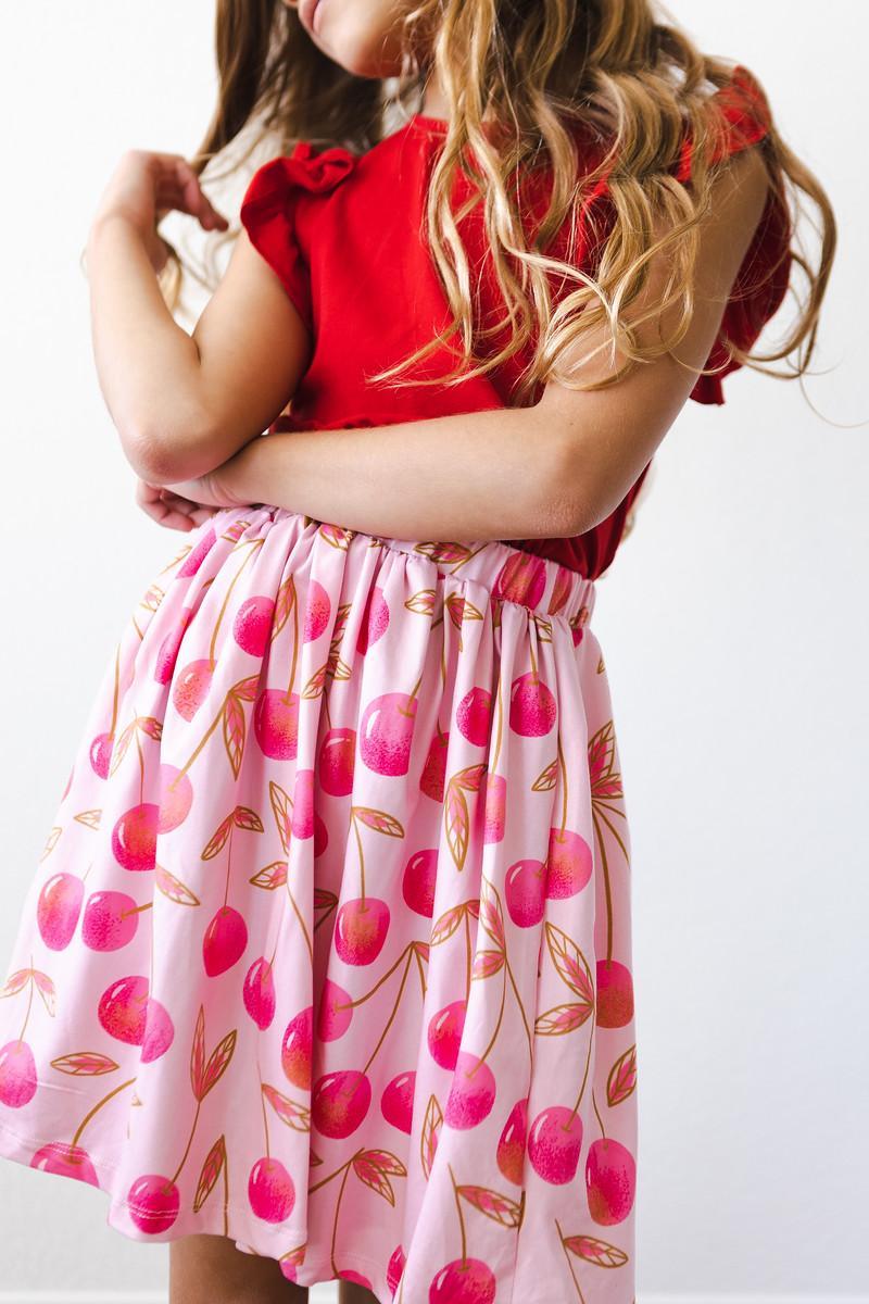 SALE Cherry Cute Twirl Skirt