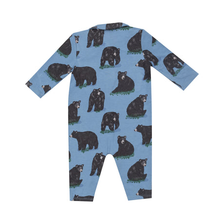 Polo Romper - Black Bears