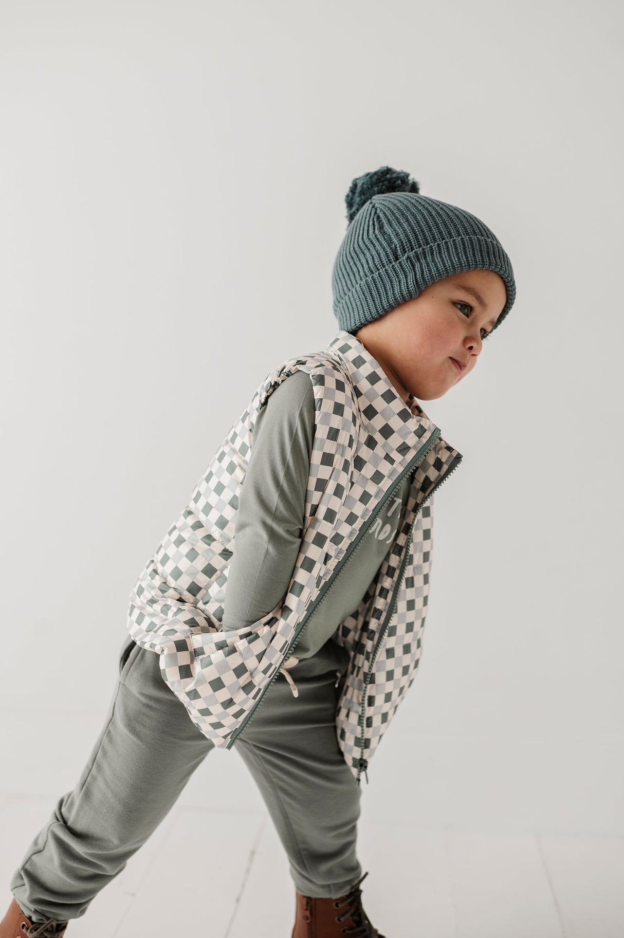 Knit Pom Hat - HoneyBug 